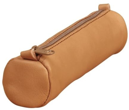 Clairefontaine 77018C Schlamperm Age Bag (rund, 18,5 x 4 cm) 1 Stück braun