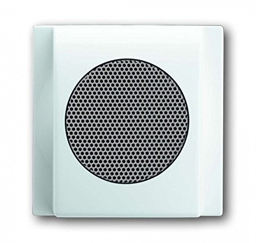 Busch-Jaeger 8253-74 Plaque de recouvrement pour montage de haut-parleur, blanc alpin, impuls