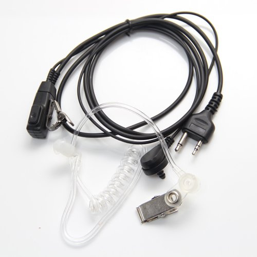 Hensych® Security Funkgeräte Headset Mit Mikrofon Ohrhörer für 2-pin Midland Alan