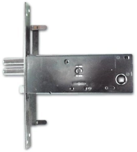 Iseo Serratura da Infilare Art. 963.901B Misura 90 mm Frontale 25 mm Argento