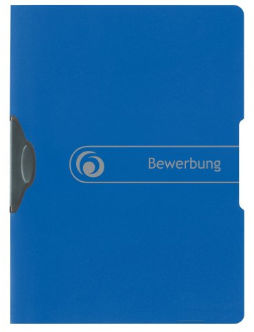 Herlitz 11206638 Express-Clip 5er Pack A4 PP reklam blå