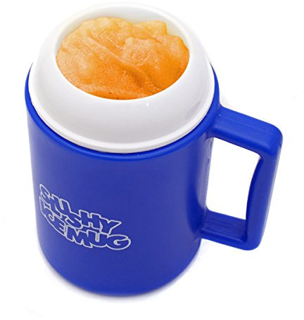 Original Slushy Mug - Slush-kopp med sked och sugrör; Slushy ismaskin Magic Slush Maker Frys koppen för vattenis på några sekunder