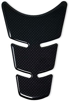 Paraserbatoio Tank Pad Adesivo 3D per Moto Slim Short Carbon, 11.5 x 16.5 cm