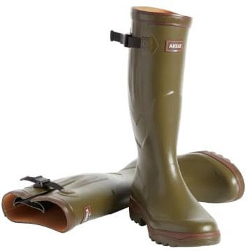 Aigle PARCOURS 2 VAR – Herren-Gummistiefel | Ermüdungsfrei, wadenhoch mit verstellbarem Riemen | Ideal für Jagd, Arbeit und Landwirtschaft | 100 % wasserdicht