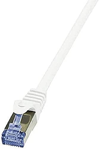 LogiLink CQ3142S Cat.6A 10G S/FTP PIMF PrimeLine Cat 6 Ethernet Cable, 50 Meter Length, Grey