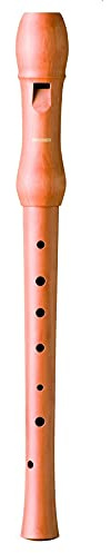 FLAUTA DULCE SOPRANO - Hohner (9531) (Madera Peral) (Alemana) (2 Piezas) Con Estuche Rigido Plastico