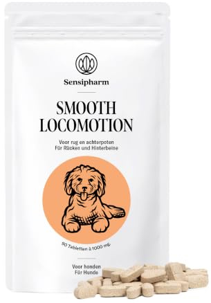 Smooth Locomotion Hund - geschmeidige Hüfte, Rücken & Hinterhand - 90 Tabl. | Für Gelenke und flüssige Bewegung ab dem ersten Zögern an Treppe oder Sprung, TCM-Kräuter