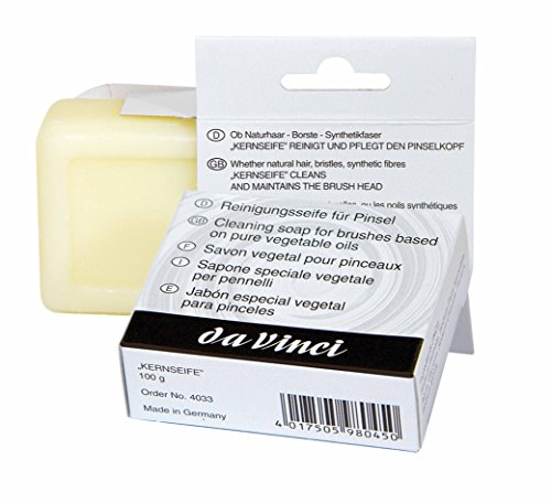 KERNSEIFE - zur Reinigung und Pflege des Pinselkopfes, 100 g in Kartonverpackung