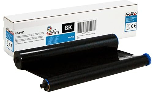 OBV Faxfilm kompatibel für Philips Magic 5 PPF 631 675 PFA351 PFA352 Schwarz 140 Seiten