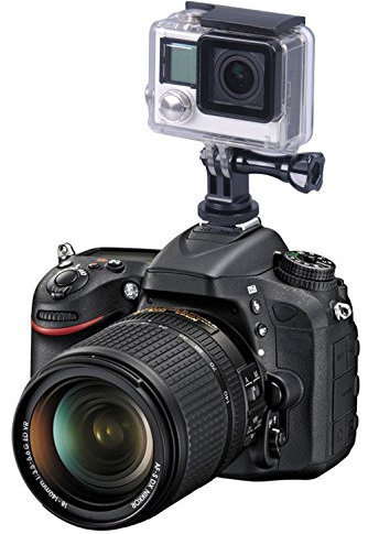 Smatree Full Aluminum Tripod Screw SLR Flash Camera Hot Shoe Mount Adapter for GoPro Max, Hero11,10, 9,8,7,6,5,4, Session, 3, 2, 1, Hero 2018, Action Camera