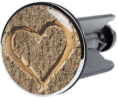 Sanilo Waschbeckenstöpsel True Love, schöner Stöpsel für das Waschbecken, universal mit Motiv