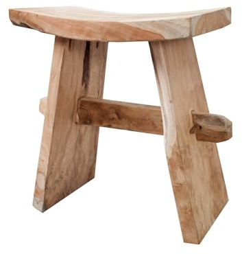 invicta INTERIOR riess-Ambiente Massiver Hocker Zen 40cm Teakholz Beistelltisch Nachttisch