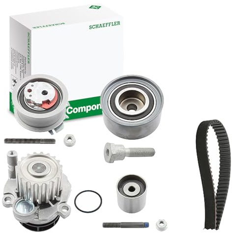INA 530 0463 30 Wasserpumpe + Zahnriemensatz Zähnezahl: 19 35,2 mm mit Dichtung Kompatibel mit VW Golf 5 Schrägheck 1K1 TOURAN 1T1, 1T2 Passat Variant 3C5 GOLF PLUS 5M1, 521, AUDI A3 Sportback 8PA