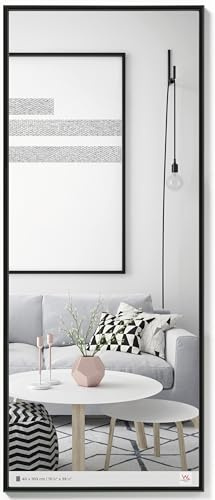 walther design Bilderrahmen schwarz 40 x 100 cm Galeria Kunststoffrahmen KB400H