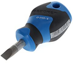 Gedore 2153 8 - Cacciavite di dimensioni ridotte, a taglio, 8 mm