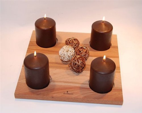 dreiBaum Adventskranz klein aus Holz
