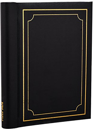 Arpan Photo Albums Self Adhesive Picture Book Padded Spiral Bound 36 Sheets - Black