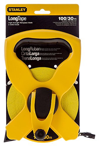 Stanley Open Reel F/GLass Tape 30M/100Ft 234791 (Inches/CM)