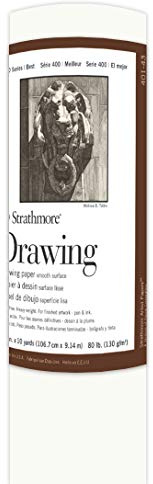 Strathmore (401-43 400 Serie Zeichenrolle, 45,4 kg, mittlere Oberfläche, 106,7 cm x 9,1 m