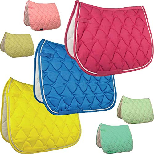 HKM SPORTS EQUIPMENT Schabracke -Cassandra Softice-, Kornblau/Silber, PonyViels.