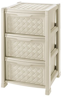 Tontarelli Cassettiera Arianna 3 cassetti Art. 8025646 (Angora)