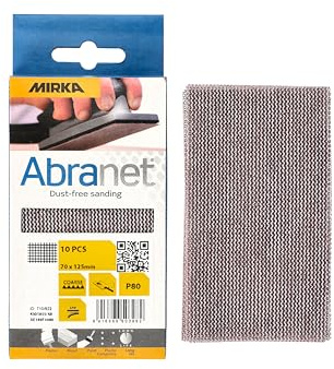 Mirka Abranet slipband 70x125 mm kardborre P80 10 st
