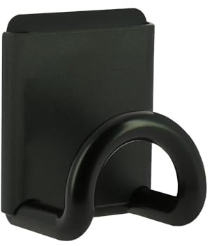 UNILUX Fil magnetische Garderobenhaken, aus Kunststoff, schwarz