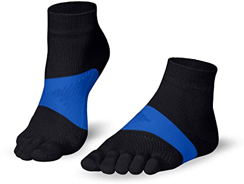 Knitido Sporttåstrumpor Marathon TS, löparstrumpor med grepp, marinblå/blå (206), 39-42 EU