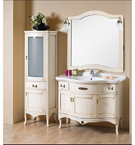 Bagno Italia Mobile arredo da bagno Donatello cm 110 arte povera decapè in 4 colori mobili I