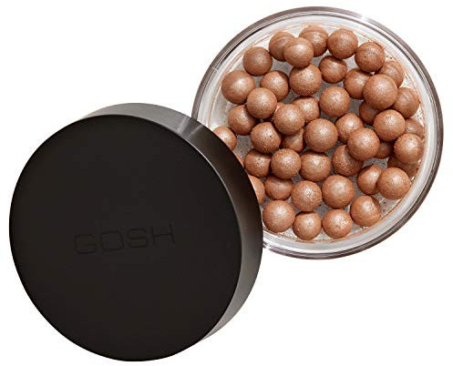 GOSH Precious Powder Pearls für einen sommerlichen Glow I parfümfreie Puder Make Up Perlen I super einfache Anwendung I langanhaltendes Makeup für Gesicht, Dekolletee und Körper