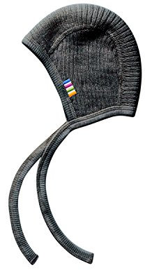 Joha Baby Strickmütze/Häubchen, Wolle (37 cm, Grau)