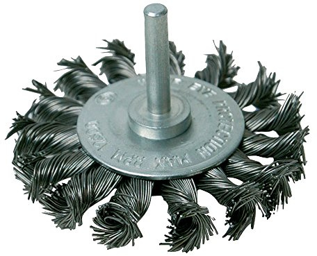Silverline 456933 Rotary Steel Twist-Knot Wheel 75 mm