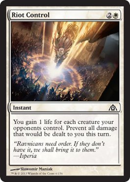 Magic: the Gathering - Riot Control (6) - Dragon's Maze by Magic: the Gathering