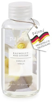 pajoma® Raumduft Nachfüllflasche Vanille 100 ml | Nachfüller für Lufterfrischer | intensiver und hochwertiger Duft in Premium Qualität