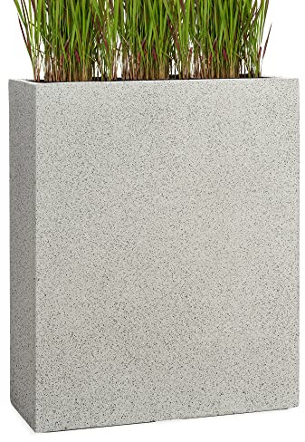 Pflanzwerk® Pflanzkübel Divider Granit Grau 72x60x25cm *Frostbeständiger Blumenkübel* *UV-Schutz* *Qualitätsware*