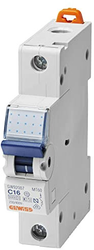 Gewiss gw92208 1P 1 Module (S) Short Circuit – kurz Schaltungen (230 – 400, 10 kA, 20 A, weiß)
