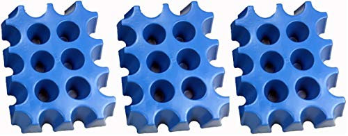 3 (Stück) x sl-EISBLOCK 0,5 Liter Bierkühler Bierkastenkühler Bier Kühler für Kasten (blau)