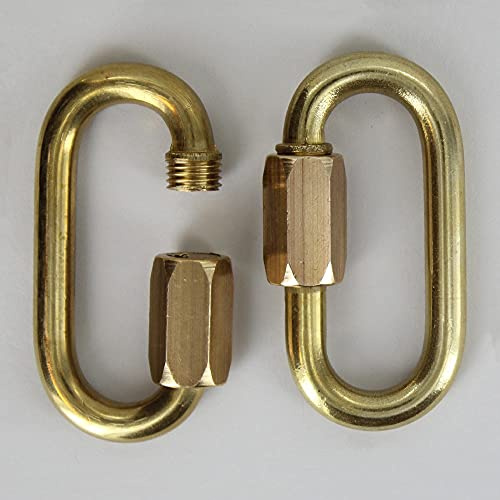 Maillon Rapide Brass Standard Quick Link - 1/8 or 3.5mm Size