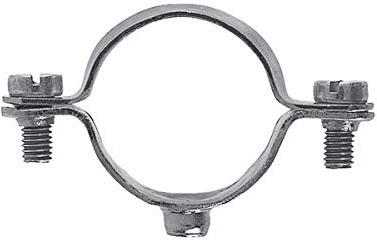 Fischer Collarino Collare distanziatore in metallo per cavi e tubi, 20 mm diametro (25 Pz. per confezione), 501187