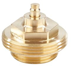 Eurotronic Gampper 1 Metalladapter für Heizkörperventile M22 | Passend für Gampper 1 Heizkörperventile, Adapter aus Metall, langlebig und robust, einfacher Austausch, Anschluss M22