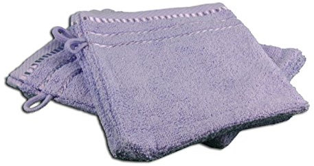 Gözze - Set de manoplas de baño, 4 unidades, Berlin, Algodón, 17 x 24 cm - Azul