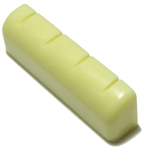 30 mm x 8 mm x 6 mm Vier Saiten Banjo Obersattel Elfenbeinton