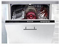 Lave-vaisselle encastrable BRANDT VS1010J - Moteur standard - 10 couverts - L45cm - 47 dB