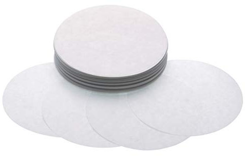 Home Made Discos de Cera para Tarros de Mermelada Grandes, Papel Encerado, Paquete de 200