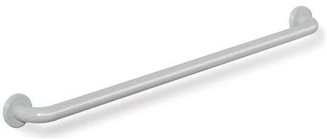 HEWI Haltegriff Serie 801, Griff mit 900mm Achsmaß, Wandstange in weiß - 801.36.140 99