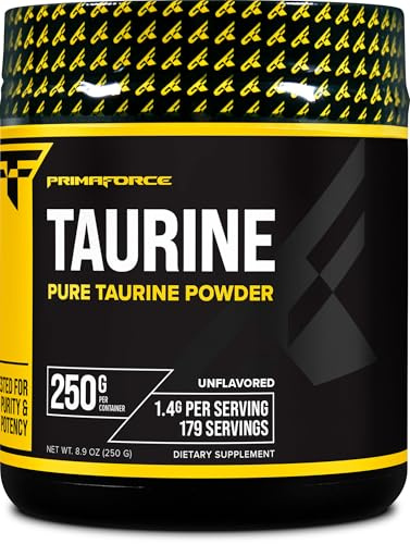Primaforce, Taurine Powder, Unflavored, 250 Gram