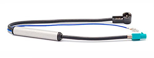 CARAV 13-018 KFZ-Stereo-Radio Antenne Adapter 1 x fakra-z (männlich) - Phantom Stromversorgung (Aktiv) -> ISO (Stecker) Stecker