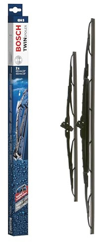 Tergicristalli Bosch Twin Spoiler 604S, Lunghezza 600mm/450mm, 1 set per parabrezza anteriore