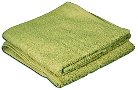 Gözze - Badvorleger 2er-Set, 100% Baumwolle, 50 x 70 cm - Limone