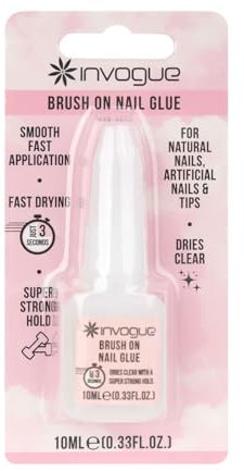 Invogue Brush on Nail Glue 10 ml
